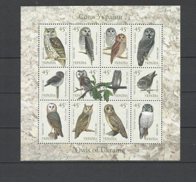 UCRAINA 2003 FAUNA PASARI BUFNITE foto