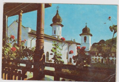 CARTE POSTALA MANASTIREA AGAPIA SEC XVII /MOLDOVA foto