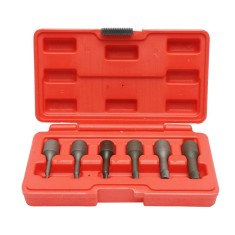 Trusa extractor suruburi rupte/deteriorate 3/8, 6 piese Breckner Germany, pentru diametre 2-10 mm (2, 3, 4, 6, 8, 10 mm)