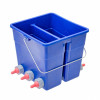 Găleată Alăptare Miei Iezi 10L, 6 Tetine 50mm, Plastic Dur, Montaj Gard - Hranire Multipla, Curățare Ușoară