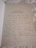Carte Nicolae Gheran cu autograf