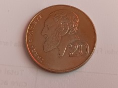 C50 - Moneda foarte veche - Cipru - 20 centi - 1998