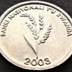 Moneda exotica 1 IFARANGA - RWANDA, anul 2003 *cod 1242 B = UNC