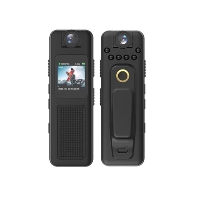 Camera de corp cu inregistrare audio si video, detectare miscare, vedere nocturna, functie de reportofon, baterie reincarcabila, autonomie 4h, USB Tip foto