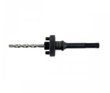 YATO Adaptor carota multimaterial, 95-165 mm, tija SDS-Plus, burghiu centrare inclus