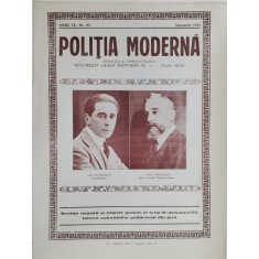 POLITIA MODERNA , REVISTA LUNARA DE SPECIALITATE , LITERATURA SI STIINTA , ANUL IX , NR. 95 , IANUARIE , 1934