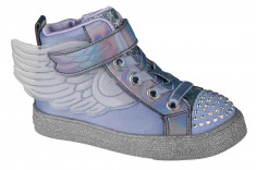 Pantofi pentru adida?i Skechers Shuffle Lite Lil Sparkle Wings 20217N-PERI violet foto