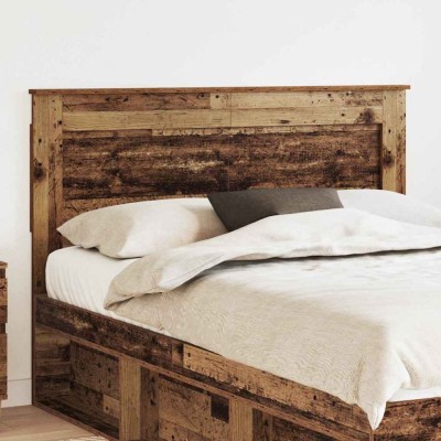 vidaXL Tăblie cap cu headboard Lemn Vechi 160 cm Lemn compozit 887439 foto