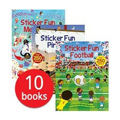 Sticker Book Fun - 10 Book Set