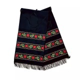 Cumpara ieftin Catrinta Traditionala Neagra cu Broderie Florala Rosie - FTSF17