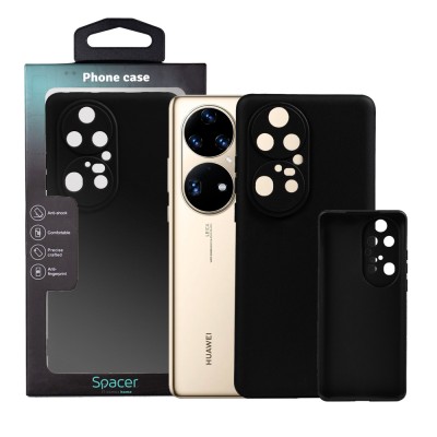 Husa Huawei telefon P 50 Pro, negru, tip back cover, material flexibil TPU, &amp;quot;SPPC-HU-P-50P-TPU&amp;quot; foto