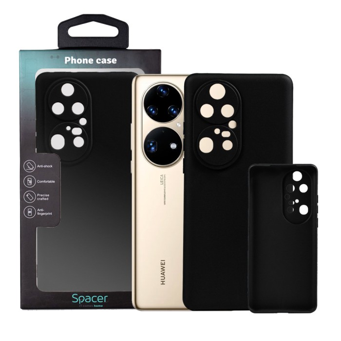 Husa Huawei telefon P 50 Pro, negru, tip back cover, material flexibil TPU, &quot;SPPC-HU-P-50P-TPU&quot;