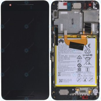 Huawei Nexus 6P (NIN-A2, NIN-A22) Capac frontal al modulului de afișare + LCD + digitizer + baterie 02350MXK foto
