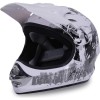 Casca cross/atv copii Action alb marime L