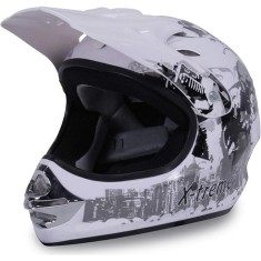 Casca cross/atv copii Action alb marime L