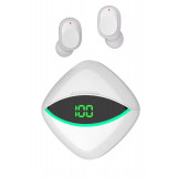 Casti Wireless Ear Buds, Bluetooth 5.3, Gaming, Sport, Afisaj Digital LED Inteligent, Control Tactil, Microfon, Type-C Fast Charging, Waterproof, Desi