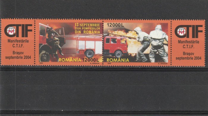POmpieri ,intre viniete ,nr lista 1654a, Romania.