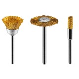 Set perii din alama pentru mini polizor Graphite, 3 piese