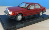 Macheta Mercedes Benz 260E E-Class W124 1984 rosu - MCG 1/18, 1:18