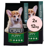 Farmina MO SP CIBAU dog PUPPY MEDIUM 2 x 12 kg