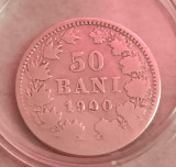 M1 C10 - Moneda foarte veche 151 - Romania - 50 bani 1900, Argint