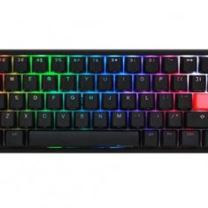 Tastatura Gaming DUCKY One 2 SF RGB, Cherry Speed Silver, iluminare RGB (Negru)