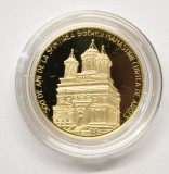 BNR - 100 LEI 2017 . CURTEA DE ARGES . #AUR . TIRAJ FOARTE MIC - 150 BUC . MONEDA DIN SET . FARA CERTIFICAT .