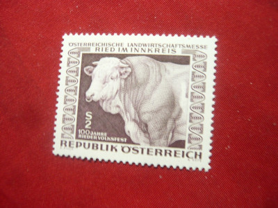 Serie AUSTRIA 1967 - Cresterea Animalelor , 1 valoare foto
