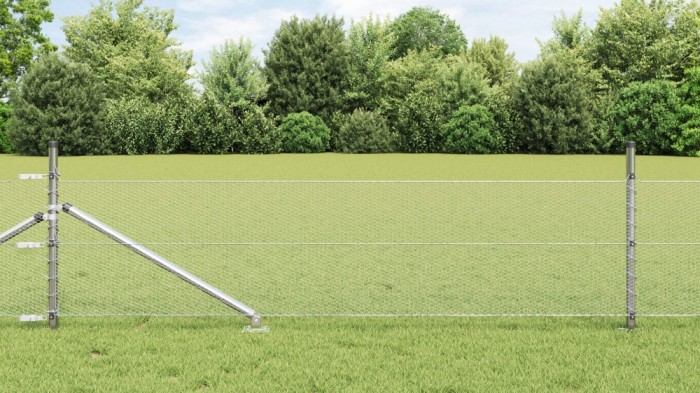 Gard Hexagonal vidaXL 0.4x100 m Oțel Galvanizat