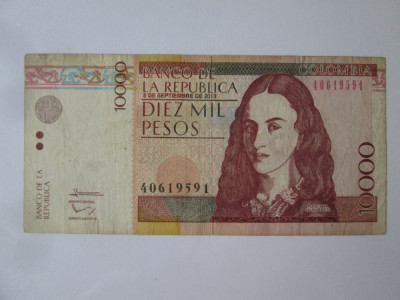 Columbia 10000 Pesos 2013 foto