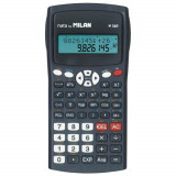 Calculator Stiintific MILAN, 10+2 Digits, 240 Functii, 167x84x19 mm, Alimentare Duala, Corp Plastic Negru, Calculatoare Birou Stiintifice, Calculator