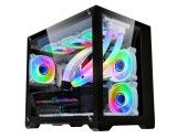 Cumpara ieftin Carcasa 1STPLAYER MV6 Cube Tower ARGB NEGRU, 1St PLAYER