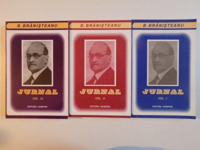 Jurnal, 3 vol. set complet/ B. Branisteanu foto