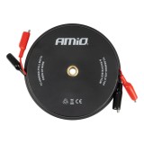Cabluri de masurare cu crocodili retractabile 2x9 m AMiO, pentru diagnosticare auto, teste electrice in teren, atelier si laborator