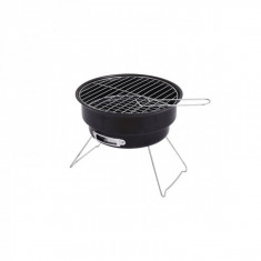 Gratar Portabil Rotund din Otel, Pliabil 26.5x24cm BBQ24 JU foto