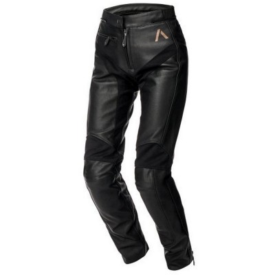 Pantaloni moto piele dame Adrenaline Siena, negru, marime XL foto