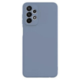 Lemontti Husa Silicon Soft Slim Samsung Galaxy A23 4G / A23 5G Lavender Gray (material mat si fin, captusit cu microfibra)