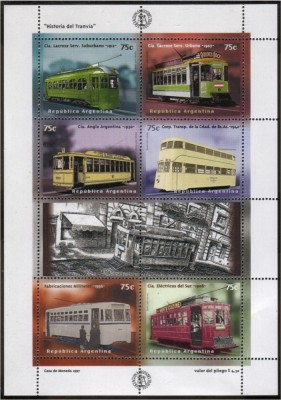 ARGENTINA 1997 TRAMVAIE TRENURI foto