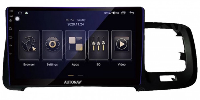 Navigatie Volvo S60 2011-2017 AUTONAV Android GPS Dedicata, Model Classic, Memorie 32GB Stocare, 2GB DDR3 RAM, Display 9&quot; Full-Touch, WiFi, 2 x USB, B
