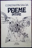 Cumpara ieftin CONSTANTIN SALCIA: POEME INTIME, 1980(desene VIOREL POPESCU)[dedicatie/autograf]