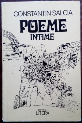 CONSTANTIN SALCIA: POEME INTIME, 1980(desene VIOREL POPESCU)[dedicatie/autograf] foto