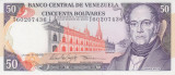 Bancnota Venezuela 50 Bolivares 1995 - P65e UNC