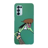 Husa compatibila cu Oppo A74 5G model Snake The Ganggreen Gang, Silicon, TPU, Viceversa, Transparent, Carcasa