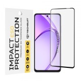 Folie de protectie Ecran Techsuit pentru Oppo A3 4G / A3 5G, Sticla Securizata, Full Glue, Neagra