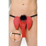 Bikini Barbati Elefant Rosu S/L - Lenjerie Sexy Amuzantă - Chiloti Barbati