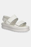 Camper sandale de piele Pelotas Flota Up femei, culoarea bej, cu platforma, K201728-001