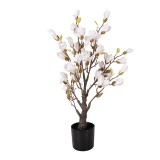 Cumpara ieftin Magnolie roz artificiala in ghiveci 20x20x75 cm