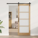ușa de interior cu sticlă &quot;ORKDAL&quot; 83x211x4 cm din lemn masiv de pin