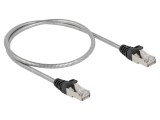 Patch cord U/FTP Cat 6a RJ45, 0,5m - Ecranat, Fără halogen