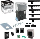 Cumpara ieftin FAAC PRATICO C Kit 230V SAFE - automatizare poarta culisanta pana la 600 kg + cremaliera 5 m - 105940